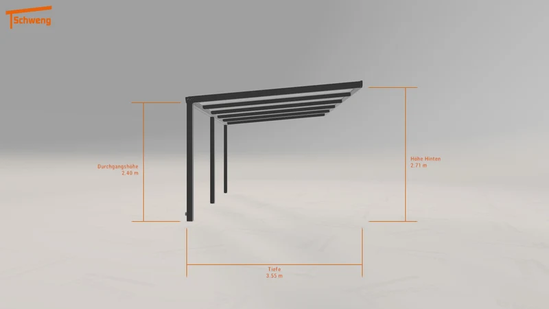 #DE Schweng Terrassenüberdachung S350 (ID pbdd92)