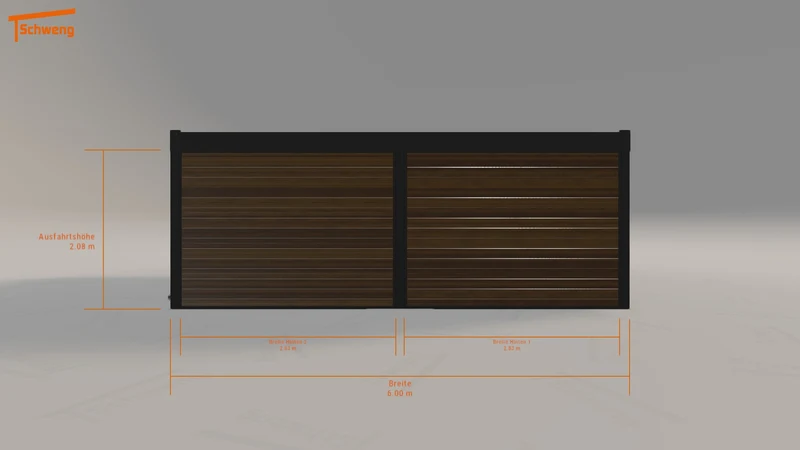 #DE Schweng Flachdachcarport C600+ (ID 42kk5z) #MTG