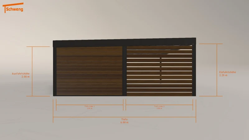 #DE Schweng Flachdachcarport C600+ (ID 42kk5z) #MTG