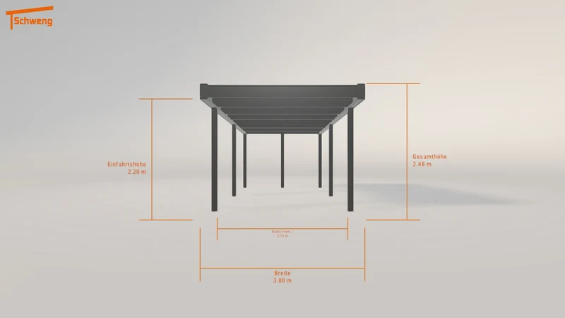 #DE Schweng Flachdachcarport C600 (ID 33kk2g) #MTG