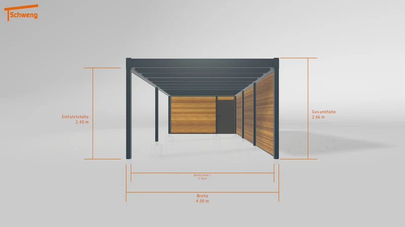 #DE Schweng Flachdachcarport C600+ (ID n54253) #MTG