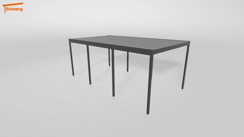 #DE Schweng Flachdachcarport C600 (ID 77544g) #MTG