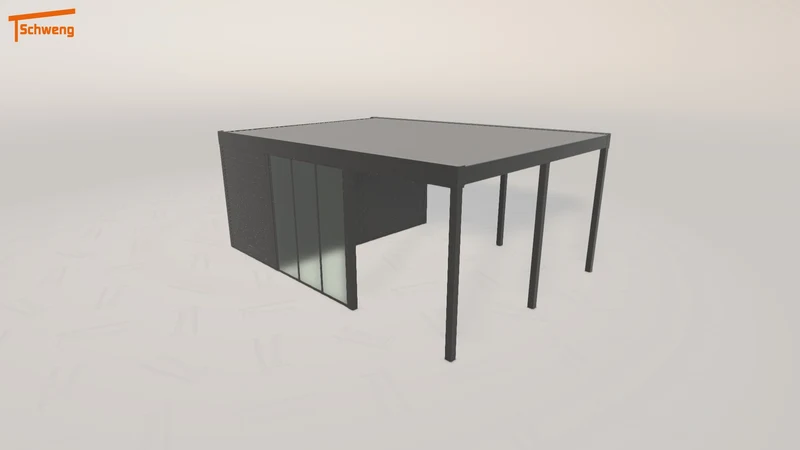 #DE Schweng Flachdachcarport C600 (ID k2q9ng) #MTG