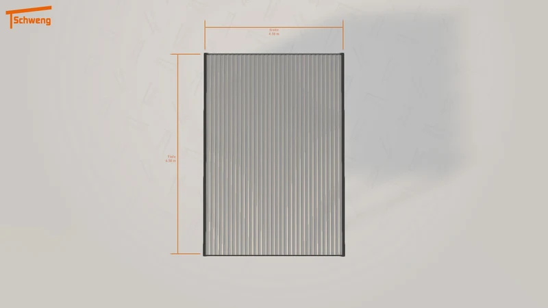 #DE Schweng Flachdachcarport C600 (ID k2q9ng) #MTG