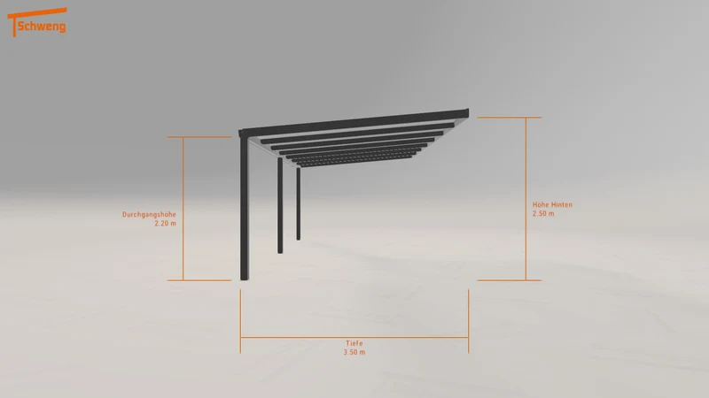 #DE Schweng Terrassenüberdachung S350 (ID n5d7r7)