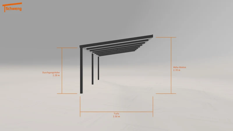 #DE Schweng Terrassenüberdachung S350 (ID v4j5wj)