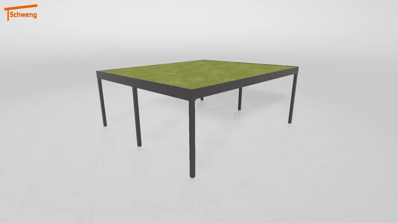 #DE Schweng Flachdachcarport C600+ (ID zbg7d5) #MTG