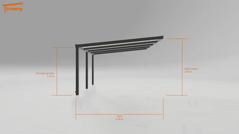 #DE Schweng Terrassenüberdachung S400 (ID 9wpq25)