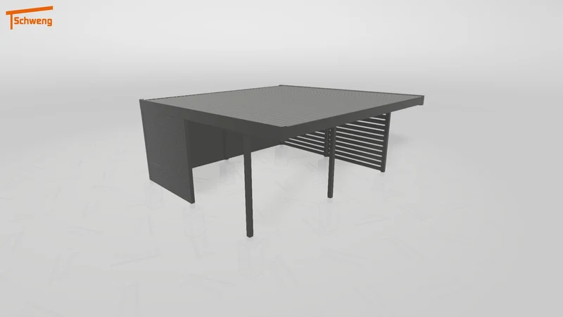 #AT Schweng Flachdachcarport C600+ (ID 8575nr) #MTG