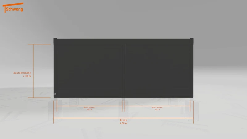 #AT Schweng Flachdachcarport C600+ (ID 8575nr) #MTG