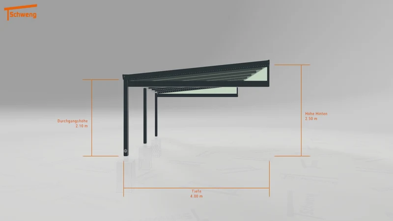 #DE Schweng Terrassenüberdachung S400 (ID 5m9mb8)