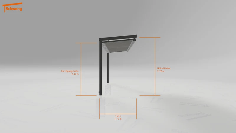 #DE Schweng Terrassenüberdachung S350 (ID g7p7k4)