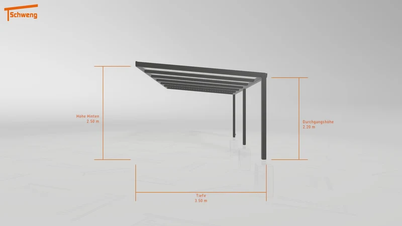 #DE Schweng Terrassenüberdachung S350 (ID x757g3)