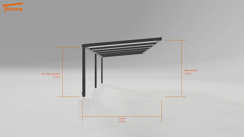 #DE Schweng Terrassenüberdachung S350 (ID x757g3)