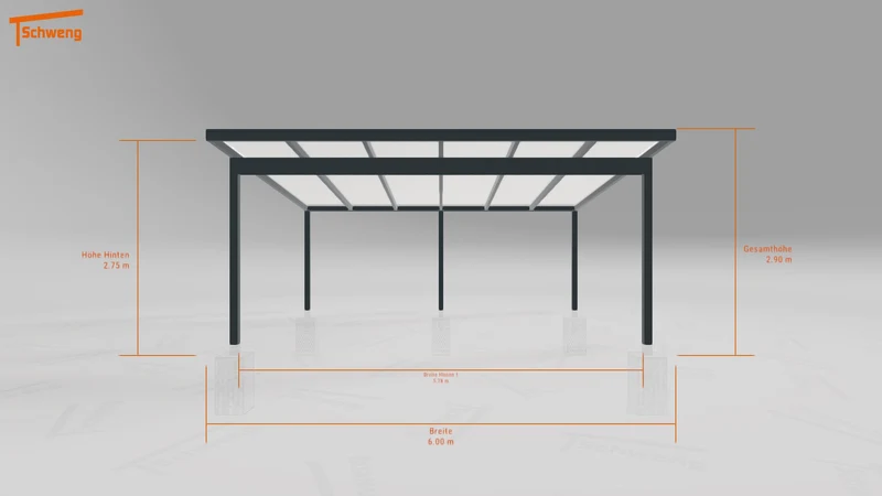 #DE Schweng Pultdachcarport S400 (ID pbjrz7)