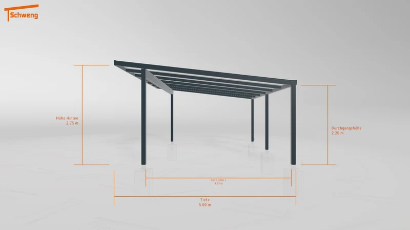 #DE Schweng Pultdachcarport S400 (ID pbjrz7)