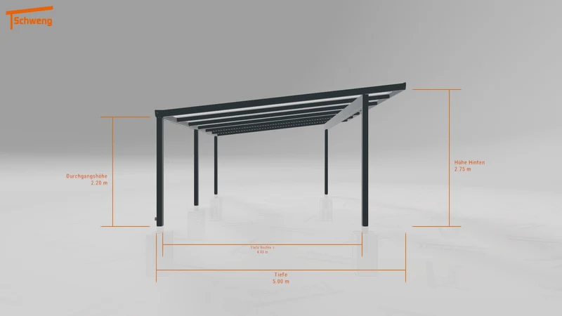 #DE Schweng Pultdachcarport S400 (ID pbjrz7)