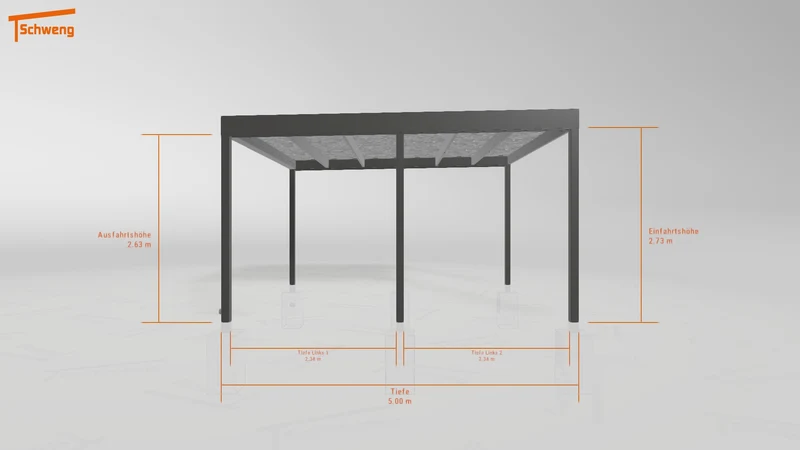 #DE Schweng Flachdachcarport C600 (ID 33p3y3) #MTG