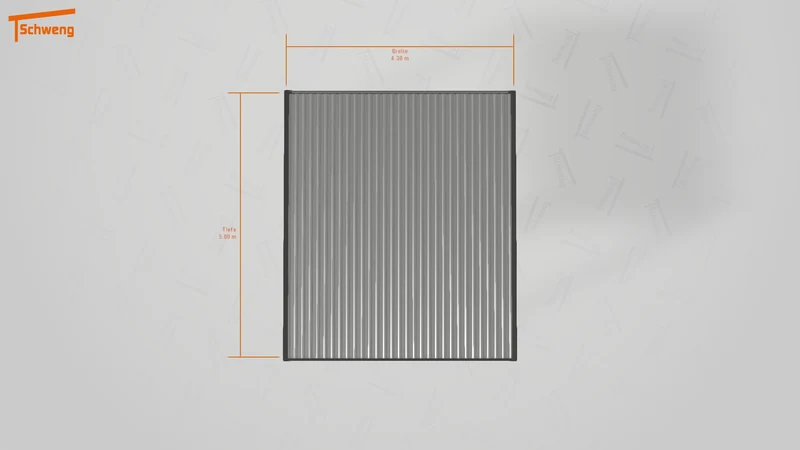 #DE Schweng Flachdachcarport C600 (ID 33p3y3) #MTG
