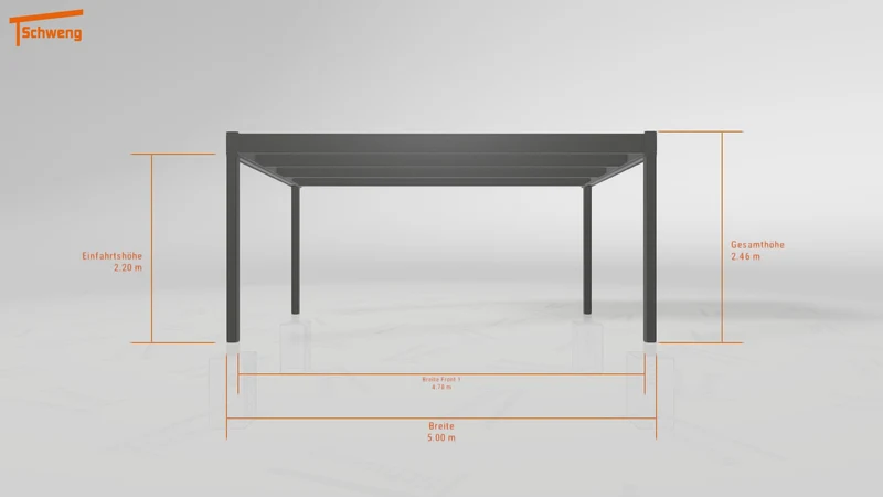 #DE Schweng Flachdachcarport C600 (ID zbxb9g) #MTG