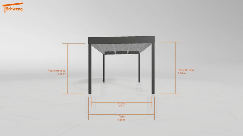 #DE Schweng Flachdachcarport C600 (ID zbxb9g) #MTG