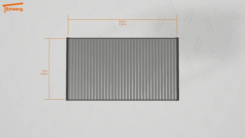 #DE Schweng Flachdachcarport C600 (ID zbxb9g) #MTG