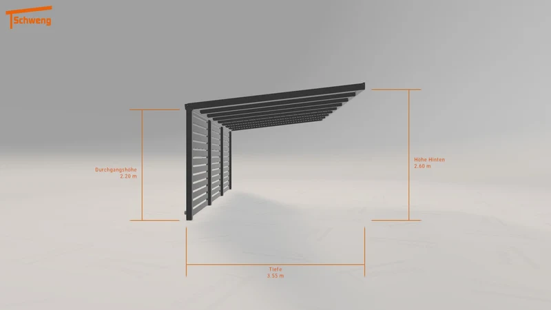 #DE Schweng Pultdachcarport S350 (ID mj3953) #MTG