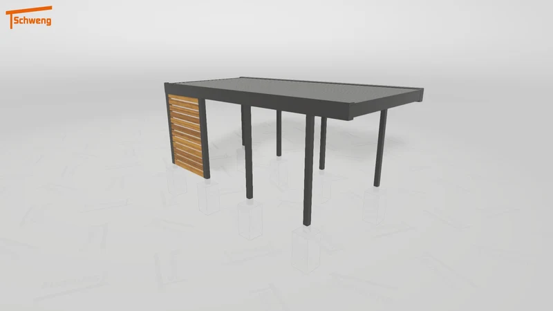 #DE Schweng Flachdachcarport C600+ (ID x7njqg) #MTG