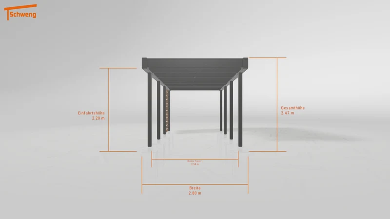 #DE Schweng Flachdachcarport C600+ (ID x7njqg) #MTG