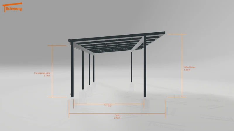 #DE Schweng Pultdachcarport S400 (ID qdwk4n) #MTG