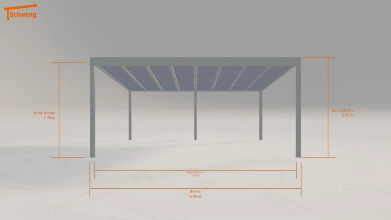 #DE Schweng Terrassenüberdachung S400 (ID 42kk38)