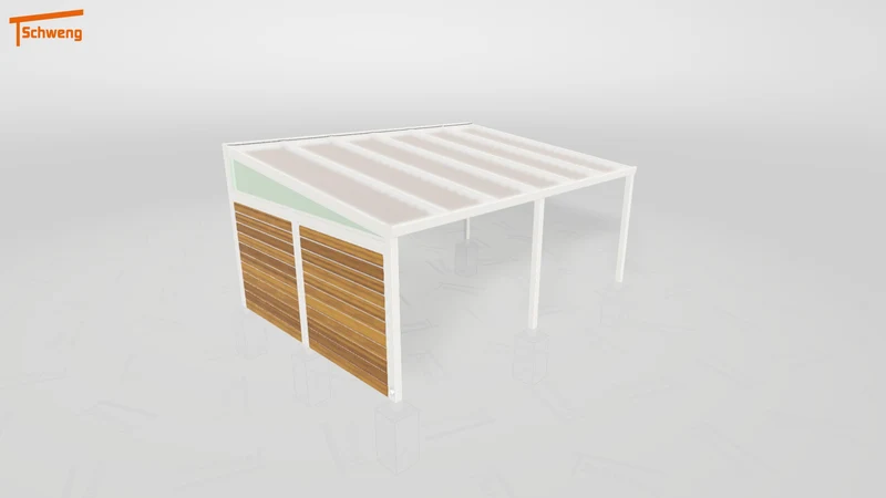 #DE Schweng Terrassenüberdachung S400 (ID pbjkkz)