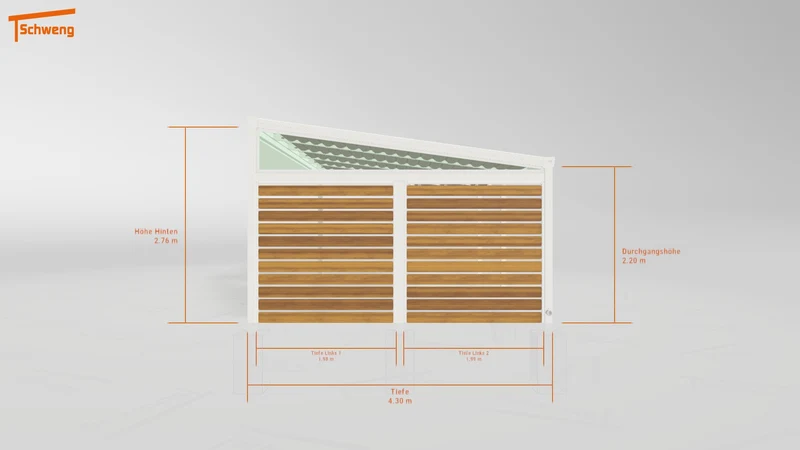 #DE Schweng Terrassenüberdachung S400 (ID pbjkkz)