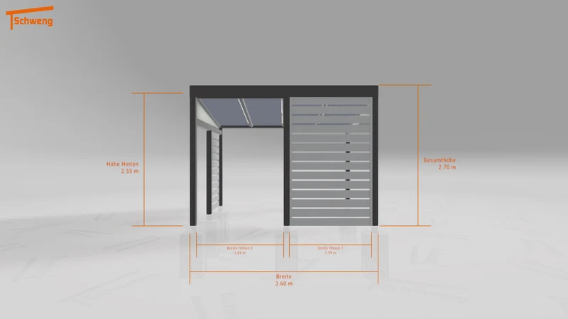 #DE Schweng Terrassenüberdachung S350 (ID zbgnny)