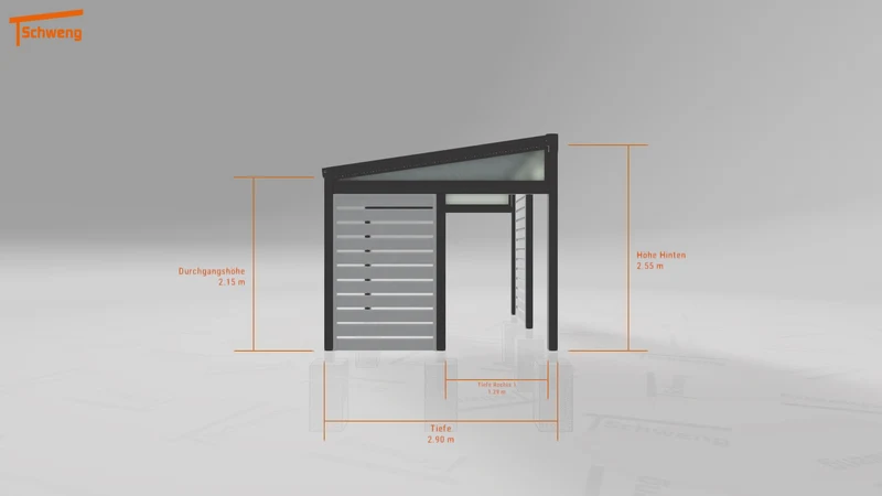 #DE Schweng Terrassenüberdachung S350 (ID zbgnny)