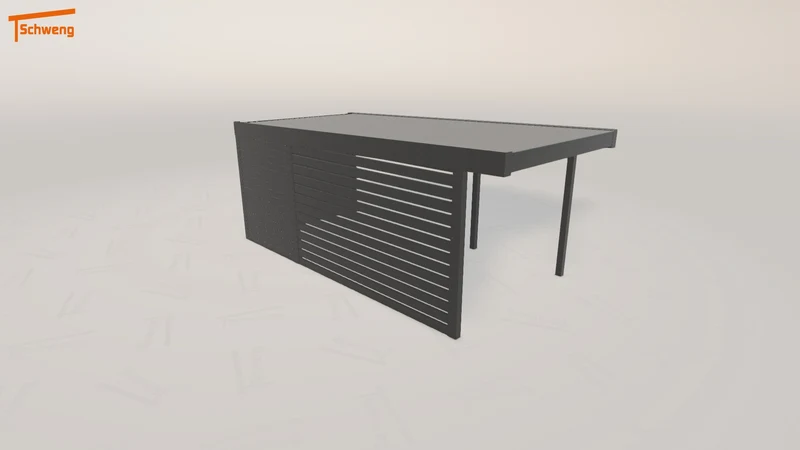 #DE Schweng Flachdachcarport C600 (ID 42xzpv) #MTG
