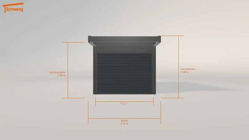 #DE Schweng Flachdachcarport C600 (ID rj5wmz) #MTG
