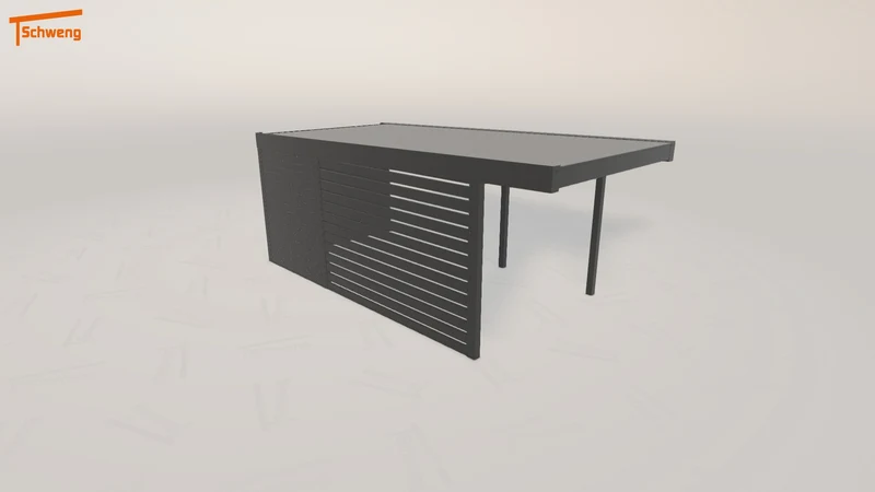 #DE Schweng Flachdachcarport C600 (ID n5d787) #MTG