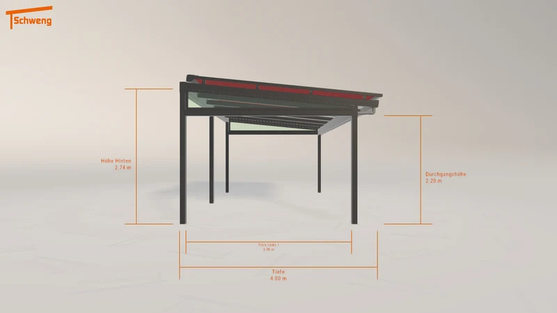 #DE Schweng Terrassenüberdachung S400 (ID 5m8nxk)