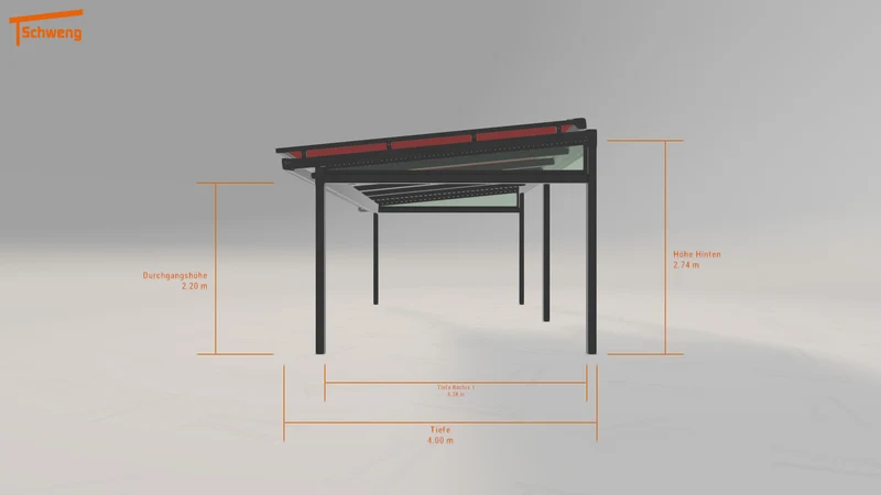 #DE Schweng Terrassenüberdachung S400 (ID 5m8nxk)