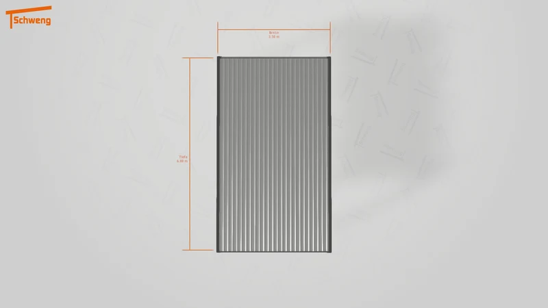 #DE Schweng Flachdachcarport C600 (ID zbxv5z)