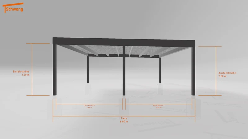 #DE Schweng Flachdachcarport C600 (ID x75b98) #MTG