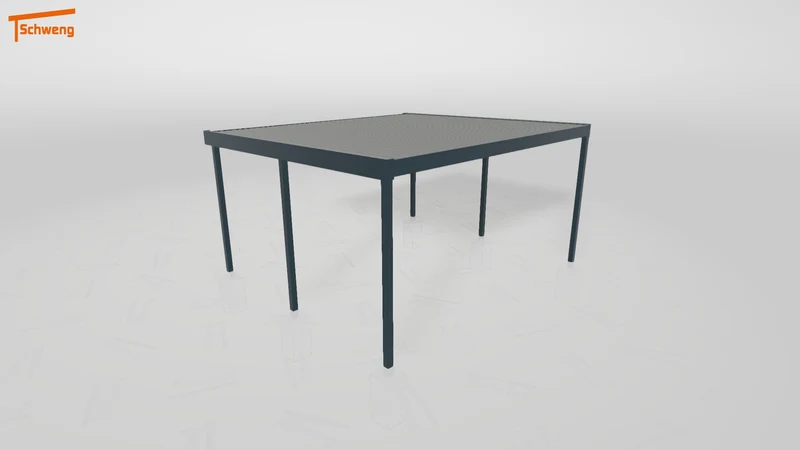 #DE Schweng Flachdachcarport C600 (ID k2yz8k)