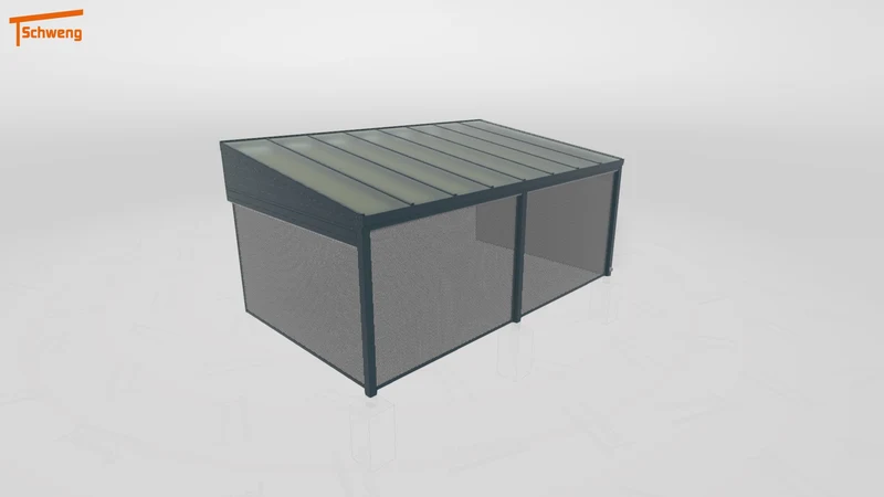 #DE Schweng Terrassenüberdachung S350 (ID 338vry)