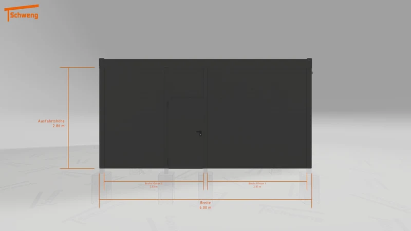 #DE Schweng Flachdachcarport C600 (ID v4r3qy) #MTG