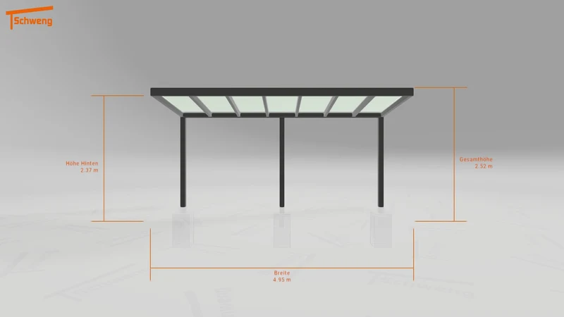 #DE Schweng Terrassenüberdachung S400 (ID qdwr3p)