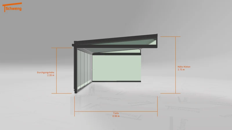 #DE Schweng Terrassenüberdachung S400 (ID 42jdk2)