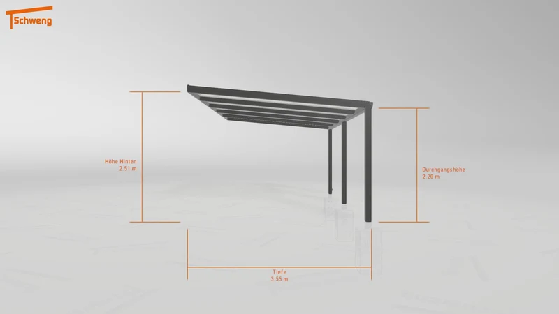 #DE Schweng Terrassenüberdachung S350 (ID yg7g9z)