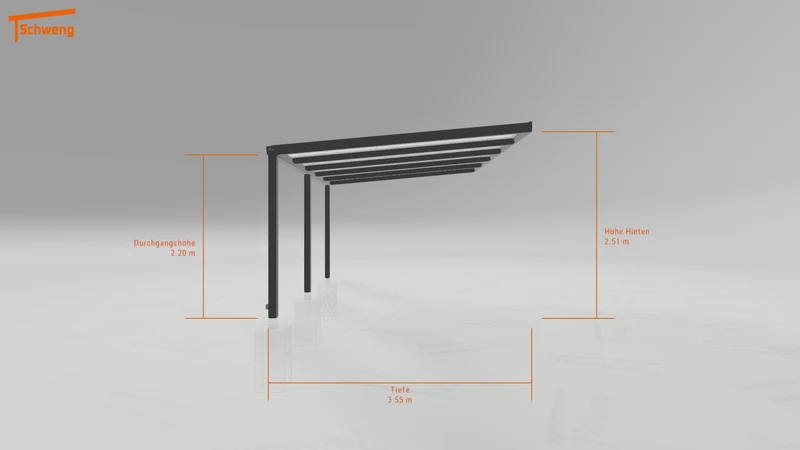 #DE Schweng Terrassenüberdachung S350 (ID yg7g9z)