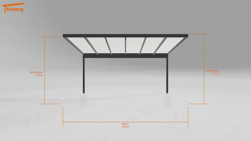 #DE Schweng Pultdachcarport S350 (ID pbqxrb) #MTG